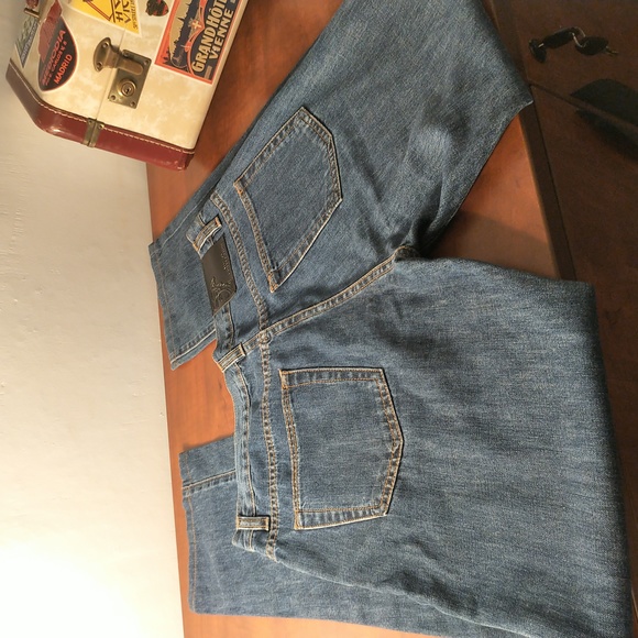 Versace collection men's , dark wash, zipper fly, regular fit - Picture 4 of 11